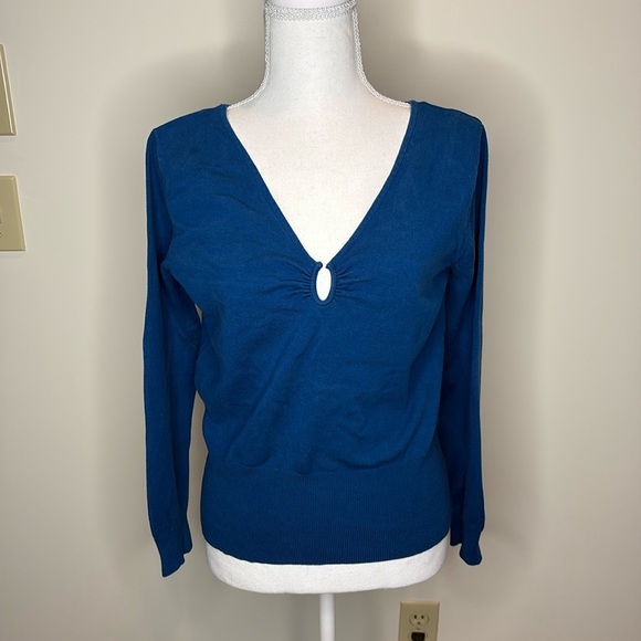 Petite Sophiscate Two Piece V Neck Top & Matching Shrug. Y2K - Picture 3 of 10